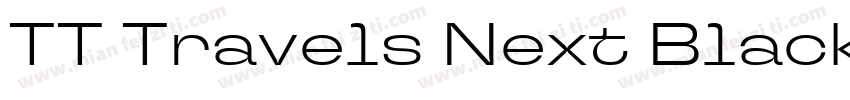 TT Travels Next Black字体转换